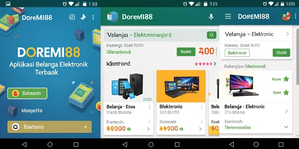 Tampilan antarmuka aplikasi DOREMI88 yang user-friendly.