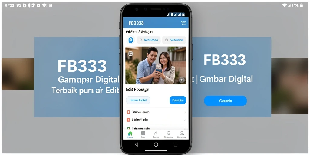 Tampilan antarmuka FB333 dengan fitur pengeditan gambar.