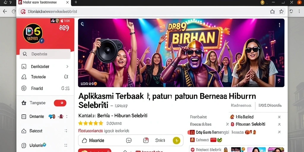 Tampilan antarmuka aplikasi IDR89 yang mudah digunakan.