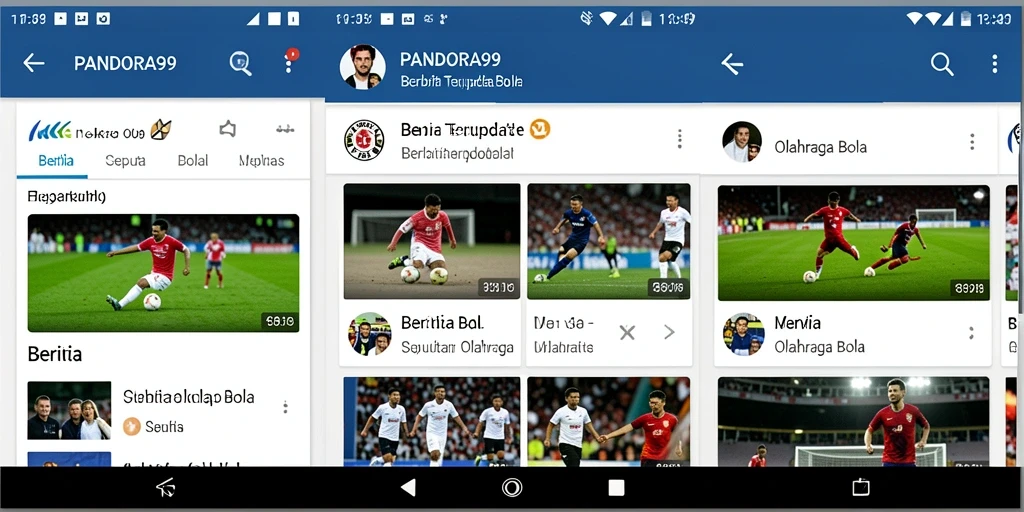 Antarmuka PANDORA99 dengan berita Olahraga Bola yang menarik.