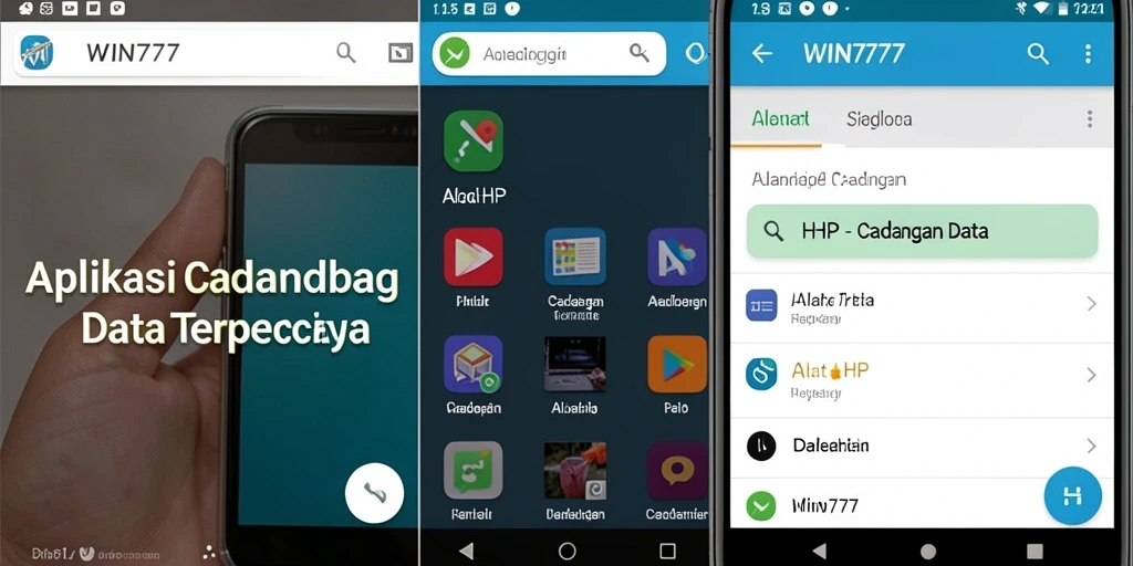 Tampilan antarmuka WIN777 untuk cadangan data yang mudah digunakan.